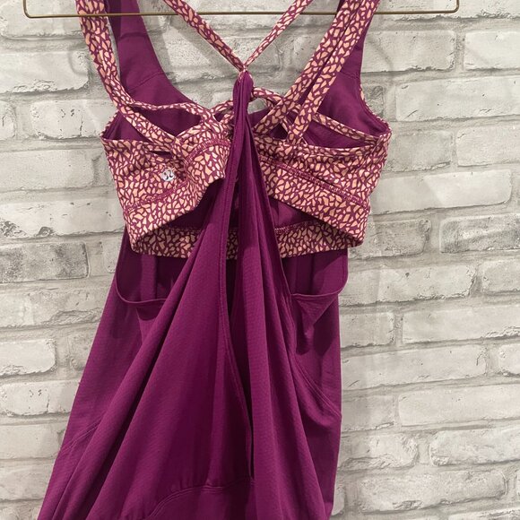 Lululemon Nouveau Limits Tank Top in Miss Mosaic Peach Fuzz Regal Plum - Picture 4 of 9